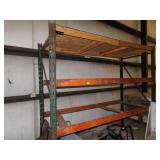 HEAVY DUTY METAL SHELVING 105" x 42" x 8