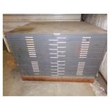 DRAFTING FILE CABINET, 56" x 45" x 31"