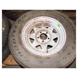 1- 215/70R15 WITH 5 HOLE RIM