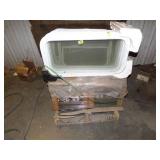 PALLET OF WINDOWS, 30" x 17"