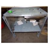 ROLLING CART WITH BULLETIN BOARD, 3