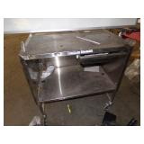 ROLLING CART WITH BULLETIN BOARD, 3