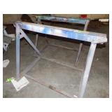 2 METAL SAW HORSES