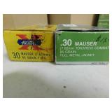 .30 MAUSER PARTIAL BOXES (2) .30 MAUSER PARTIAL BOXES (2)