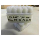 7.65 PISTOL PL M76 25 ROUNDS