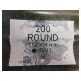 7.62 X 51 MM BALL 200 ROUNDS 7.62 X 51 MM BALL 200 ROUNDS