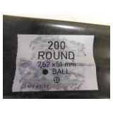 7.62 X 51 MM BALL 200 ROUNDS 7.62 X 51 MM BALL 200 ROUNDS