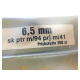6.5 MM SK PTR M/94 PRJ M/41 200 ROUNDS 6.5 MM SK PTR M/94 PRJ M/41 200 ROUNDS