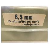 6.5 MM SK PTR M/94 PRJ M/41 200 ROUNDS 6.5 MM SK PTR M/94 PRJ M/41 200 ROUNDS