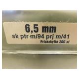 6.5 MM SK PTR M/94 PRJ M/41 200 ROUNDS 6.5 MM SK PTR M/94 PRJ M/41 200 ROUNDS