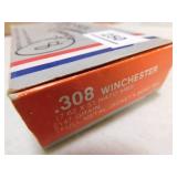 .308 WINCHESTER PARTIAL BOX -8 ROUNDS + BRASS