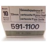 7.5 MM 10 ROUNDS SWISS 7.5 MM 10 ROUNDS SWISS