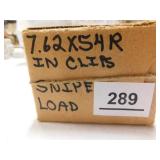 7.62 X 54R IN CLIPS SNIPER LOAD 15 ROUNDS 7.62 X 54R IN CLIPS SNIPER LOAD 15 ROUNDS