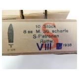 8MM M. 30 SHARFE IN CLIPS (2) OF 5 RDS (10 8MM M. 30 SHARFE IN CLIPS (2) OF 5 RDS (10