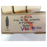 8MM M. 30 SHARFE IN CLIPS (2) OF 5 RDS (10 8MM M. 30 SHARFE IN CLIPS (2) OF 5 RDS (10