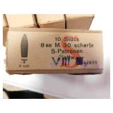 8MM M. 30 SHARFE IN CLIPS (2) OF 5 RDS (10 8MM M. 30 SHARFE IN CLIPS (2) OF 5 RDS (10