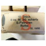 8MM M. 30 SHARFE IN CLIPS (2) OF 5 RDS (10 8MM M. 30 SHARFE IN CLIPS (2) OF 5 RDS (10