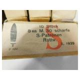 8MM M. 30 SHARFE IN CLIPS (2) OF 5 RDS (10 8MM M. 30 SHARFE IN CLIPS (2) OF 5 RDS (10