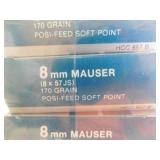 8MM MAUSER (8 X 57 JS) 20 ROUNDS (HANSEN) 8MM MAUSER (8 X 57 JS) 20 ROUNDS (HANSEN)