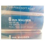 8MM MAUSER (8 X 57 JS) 20 ROUNDS (HANSEN) 8MM MAUSER (8 X 57 JS) 20 ROUNDS (HANSEN)
