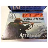 .223 REMINGTON 20 ROUNDS (BARNAUL-RUSSIAN) .223 REMINGTON 20 ROUNDS (BARNAUL-RUSSIAN)