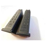 GLOCK .40 MAGAZINES (2) 13 CAPACITY