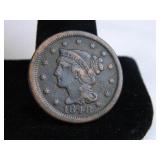 1848-P Large Cent;