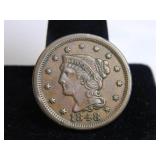 1848-P Large Cent;