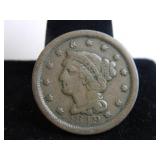 1849-P Large Cent;
