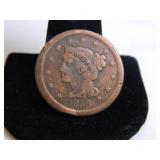 1856-P Large Cent;