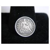 1856-P Half Dime; Seated;