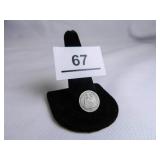 1861-P Half Dime; Seated;