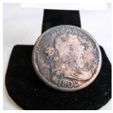 1802-P Large Cent; Draped Bust Variety;