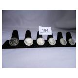 Buffalo Nickels-(6); 1920-P; 1926-P; 1928-P;