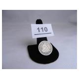 1875-P Seated Liberty Quarter;