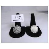 Barber Quarters-(2); 1895-P; 1896-P;