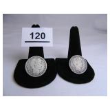 1898-P Barber Quarters-(2);