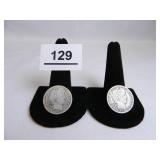 Barber Quarters-(2); 1920-P; 1913-D;