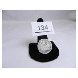 1877-P Seated Liberty Quarter;