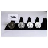 Washington Quarters-(4); 1966-P; 1967-P; 1967-P;