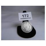 1899-P Barber Half Dollar;