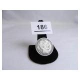 1906-P Barber Half Dollar;