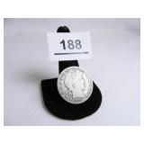 1906-S Barber Half Dollar;