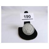 1907-P Barber Half Dollar;