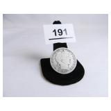 1907-D Barber Half Dollar;