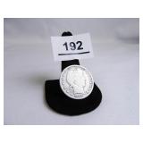 1907-D Barber Half Dollar;