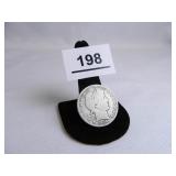 1908-D Barber Half Dollar;