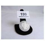 1908-S Barber Half Dollar;