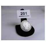 1908-S Barber Half Dollar;