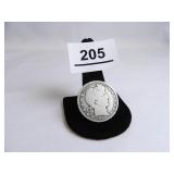 1909-O Barber Half Dollar;